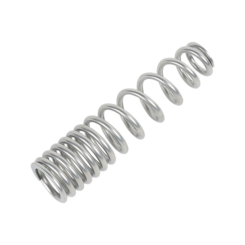Highly elastic compression springs for motorbike shock absorbers