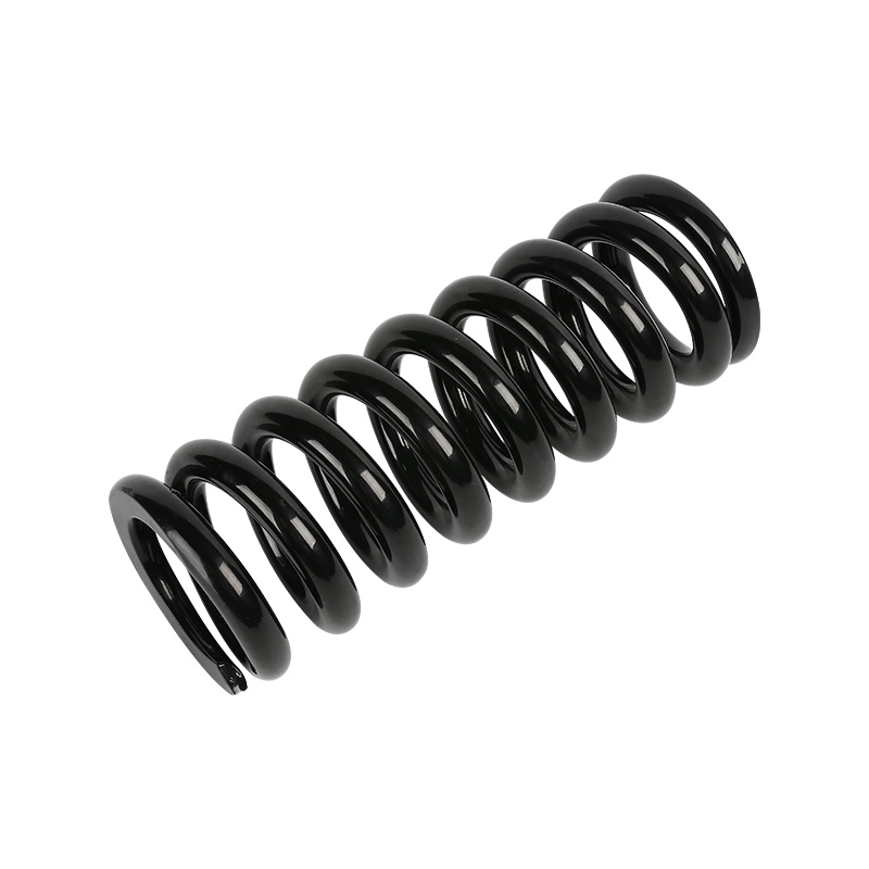 Vibration damping springs in carbon steel